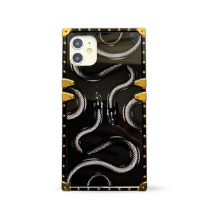 iPhone Case with Ring "Savage" | Snakes iPhone Case by PURITY