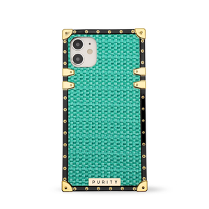 iPhone Case with Ring "Sublime" | Turquoise iPhone Case by PURITY