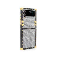 Load image into Gallery viewer, Tahitian Pearl - Silver glitter Samsung Galaxy Z Flip Case by PURITY
