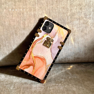Samsung Case "Ariel" by PURITY™ | Orange marble Samsung phone case