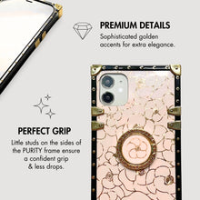 Load image into Gallery viewer, Square iPhone Case &quot;Antheia&quot; | Floral Phone Case | PURITY
