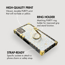 Load image into Gallery viewer, Square iPhone Case &quot;Aura&quot; | Floral Phone Case | PURITY
