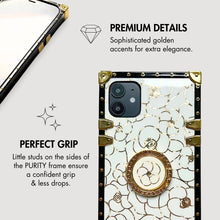 Load image into Gallery viewer, Square iPhone Case &quot;Aura&quot; | Floral Phone Case | PURITY
