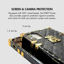 Load image into Gallery viewer, iPhone case &quot;Black Leather&quot; by PURITY™
