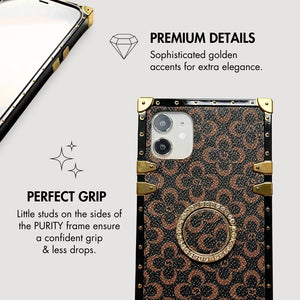 Square iPhone Case "Daphne" | Floral Phone Case | PURITY