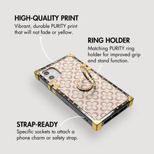 Load image into Gallery viewer, Square iPhone Case &quot;Iphis&quot; | Floral Phone Case | PURITY
