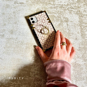 Square iPhone Case "Iphis" | Floral Phone Case | PURITY