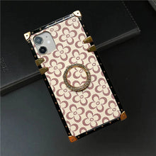 Load image into Gallery viewer, Square iPhone Case &quot;Iphis&quot; | Floral Phone Case | PURITY
