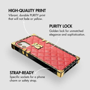 iPhone case "Red Leather" by PURITY™