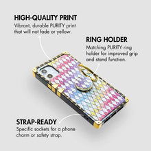 Load image into Gallery viewer, iPhone case &quot;Dawn&quot; by PURITY™ | Glitter iphone case | Square iphone case
