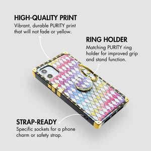 iPhone case "Dawn" by PURITY™ | Glitter iphone case | Square iphone case