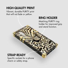 Load image into Gallery viewer, iPhone Case with Ring &quot;Diva&quot; | PURITY | Animalier iPhone case
