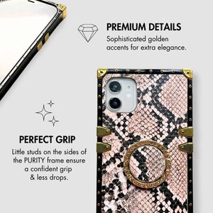 Samsung Case with Ring "Eastern Cobra" by PURITY™ | Snakeskin phone case for Samsung