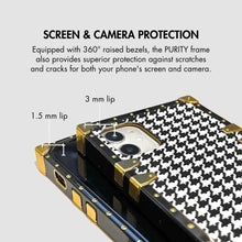 Load image into Gallery viewer, Samsung Case with Ring &quot;Iconic&quot; | Houndstooth Phone Case | PURITY
