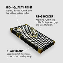 Load image into Gallery viewer, Samsung Case with Ring &quot;Iconic&quot; | Houndstooth Phone Case | PURITY
