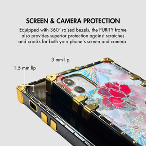 Samsung Case with Ring "Poppy" by PURITY™ | Floral phone case