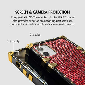 Samsung Galaxy Z Flip3 5G Square Case "Ruby Ring" | PURITY™