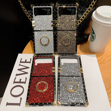Load image into Gallery viewer, Samsung Galaxy Z Flip4 5G Square Case &quot;Ruby Ring&quot; | PURITY™
