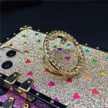 Load image into Gallery viewer, Samsung Case with Ring &quot;Adoration&quot; by PURITY™ | Glitter Samsung phone case
