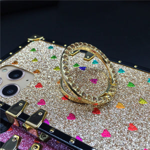 Samsung Case with Ring "Adoration" by PURITY™ | Glitter Samsung phone case