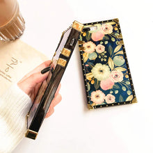 Load image into Gallery viewer, Motorola Case &quot;Aphrodite&quot; - Floral phone case with square design and ring holder. By PURITY
