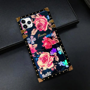 Motorola Case "Astraea" | Square phone case with floral design | PURITY