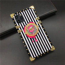 Load image into Gallery viewer, Motorola Case &quot;Crazy Kiss Ring&quot; | Square Phone case with ring holder | PURITY
