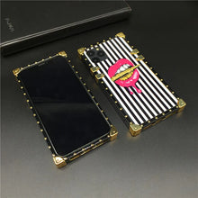 Load image into Gallery viewer, Motorola Case &quot;Crazy Kiss&quot; | Square Phone Case | PURITY
