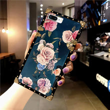 Load image into Gallery viewer, Motorola Case &quot;Iris&quot; | Floral Square Phone Case | PURITY
