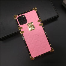 Load image into Gallery viewer, Motorola Case &quot;Pink Leather&quot; | Square Phone Case | PURITY
