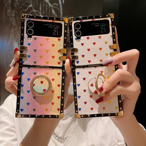 Samsung Galaxy Z Flip3 5G Square Case "Infatuation Ring" | PURITY™