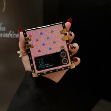 Load image into Gallery viewer, Samsung Galaxy Z Flip3 5G Square Case &quot;Tenderness Ring&quot; | PURITY™
