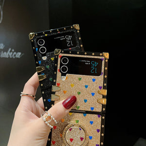 Samsung Galaxy Z Flip3 5G Square Case "Adoration Ring" | PURITY™
