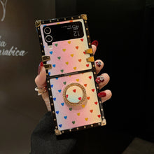 Load image into Gallery viewer, Samsung Galaxy Z Flip3 5G Square Case &quot;Infatuation Ring&quot; | PURITY™
