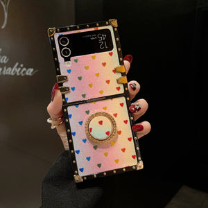 Samsung Galaxy Z Flip3 5G Square Case "Infatuation Ring" | PURITY™