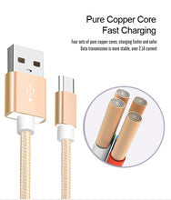 Load image into Gallery viewer, Charging Cable Gold | USB to Micro-USB | PURITY™
