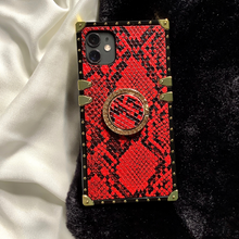 Load image into Gallery viewer, Red snakeskin iPhone case &quot;Desert Viper&quot; by PURITY
