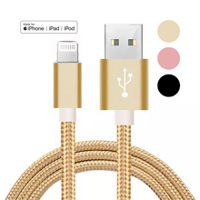 Load image into Gallery viewer, Apple iPhone Charging Cable Gold | PURITY
