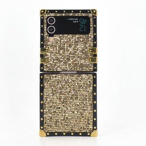 Samsung Galaxy Z Flip3 5G Square Case "Pyrite" by PURITY™
