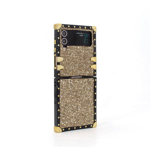 Samsung Galaxy Z Flip3 5G Square Case "Pyrite" by PURITY™