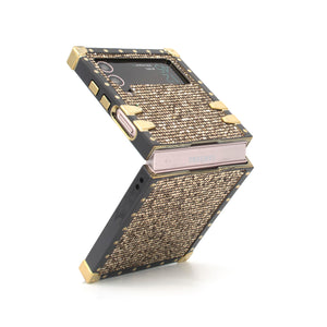 Samsung Galaxy Z Flip3 5G Square Case "Pyrite" by PURITY™