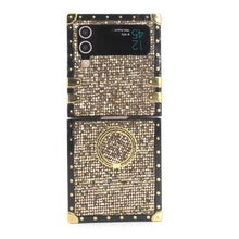 Load image into Gallery viewer, Samsung Galaxy Z Flip3 5G Square Case &quot;Pyrite Ring&quot;| PURITY™

