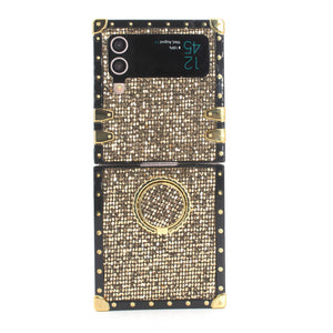 Samsung Galaxy Z Flip3 5G Square Case "Pyrite Ring"| PURITY™