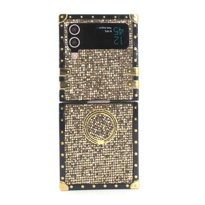 Samsung Galaxy Z Flip4 5G Square Case "Pyrite Ring" | PURITY™