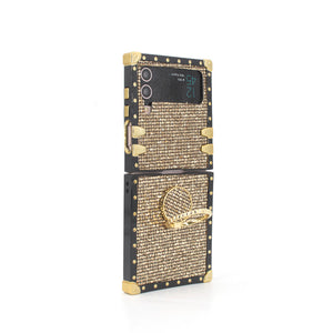 Samsung Galaxy Z Flip3 5G Square Case "Pyrite Ring"| PURITY™