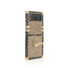 Load image into Gallery viewer, Samsung Galaxy Z Flip4 5G Square Case &quot;Pyrite Ring&quot; | PURITY™
