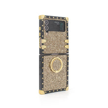 Load image into Gallery viewer, Samsung Galaxy Z Flip4 5G Square Case &quot;Pyrite Ring&quot; | PURITY™
