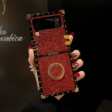 Load image into Gallery viewer, Samsung Galaxy Z Flip3 5G Square Case &quot;Ruby Ring&quot; | PURITY™
