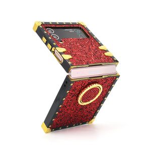 Samsung Galaxy Z Flip4 5G Square Case "Ruby Ring" | PURITY™