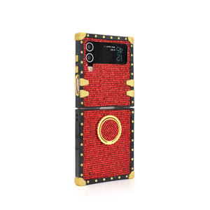 Samsung Galaxy Z Flip3 5G Square Case "Ruby Ring" | PURITY™